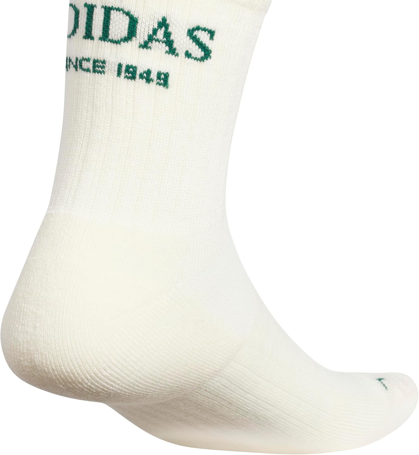 image:imageadidas Mens Cushioned High Quarter Socks 3 Pairs Durable amp ComfortableWonder WhiteClear Onix GreyCollegiate Green5