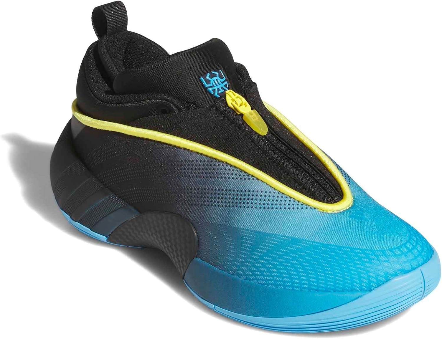 image:imageadidas Mens DON Issue 7 Basketball Sneakers Shoes Black PinkLucid AquamarineBlackYellow