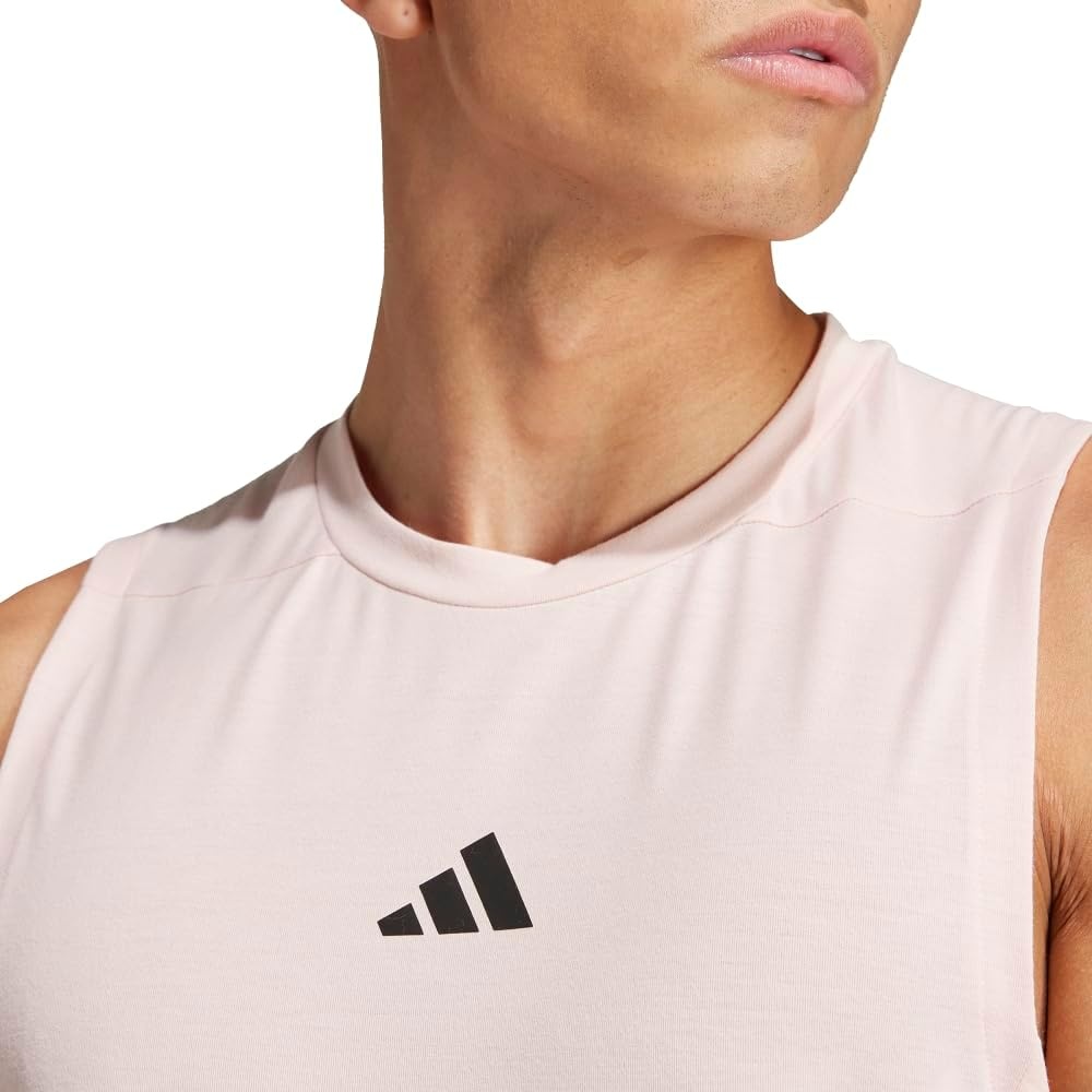 image:imageadidas Mens Designed for Training Workout Tank TopSandy Pink