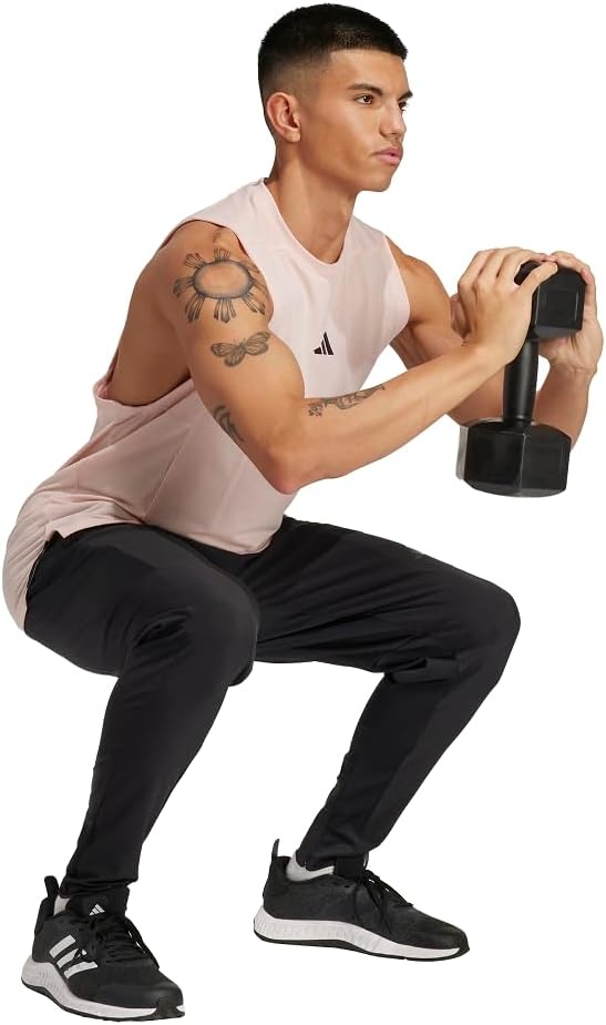 image:imageadidas Mens Designed for Training Workout Tank TopSandy Pink