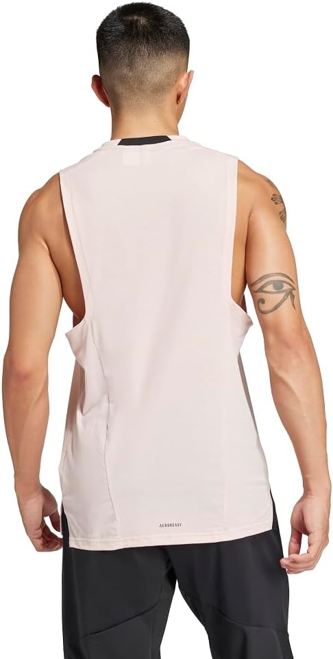image:imageadidas Mens Designed for Training Workout Tank TopSandy Pink