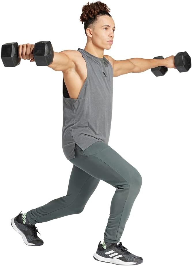 image:imageadidas Mens Designed for Training Workout Tank TopSolid Grey