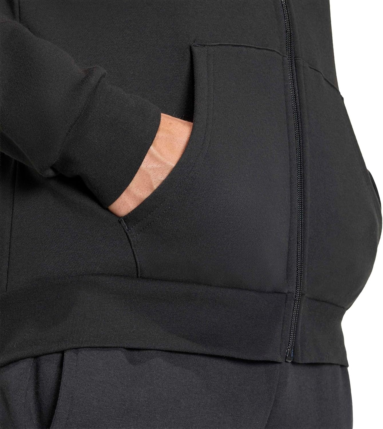 image:imageadidas Mens Entrada 26 Fullzip HoodieBlackWhite