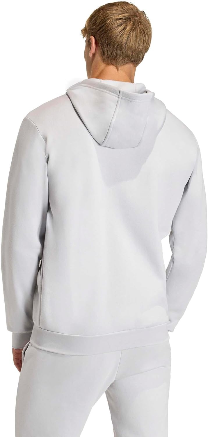 image:imageadidas Mens Entrada 26 Fullzip HoodieTeam Light GreyWhite