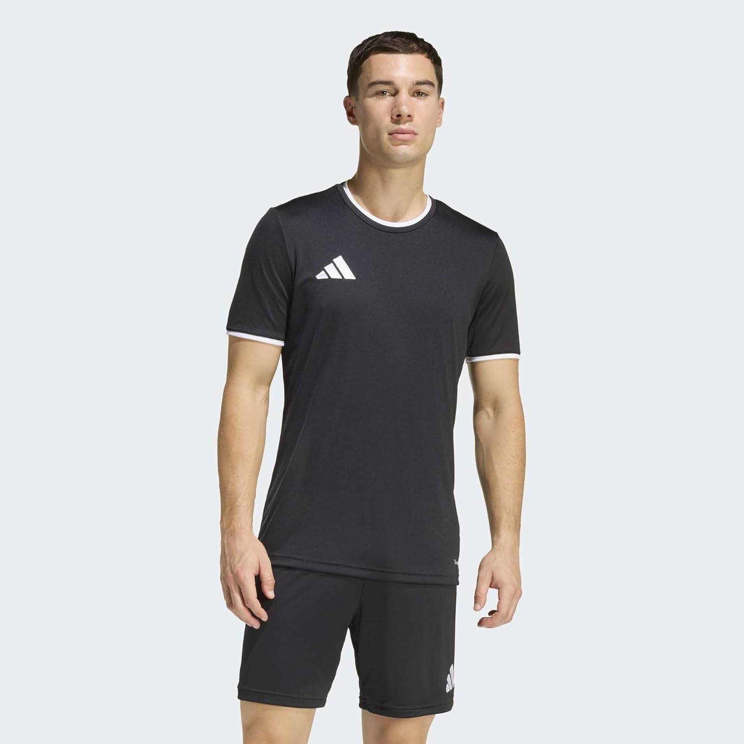 image:imageadidas Mens Entrada 26 JerseyBlackWhite