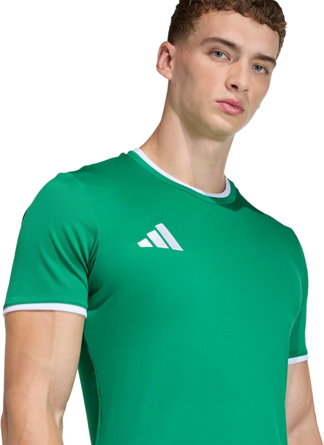image:imageadidas Mens Entrada 26 JerseyTeam GreenWhite