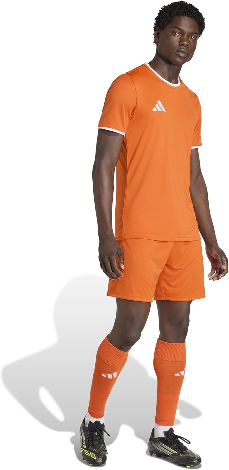 image:imageadidas Mens Entrada 26 JerseyTeam OrangeWhite