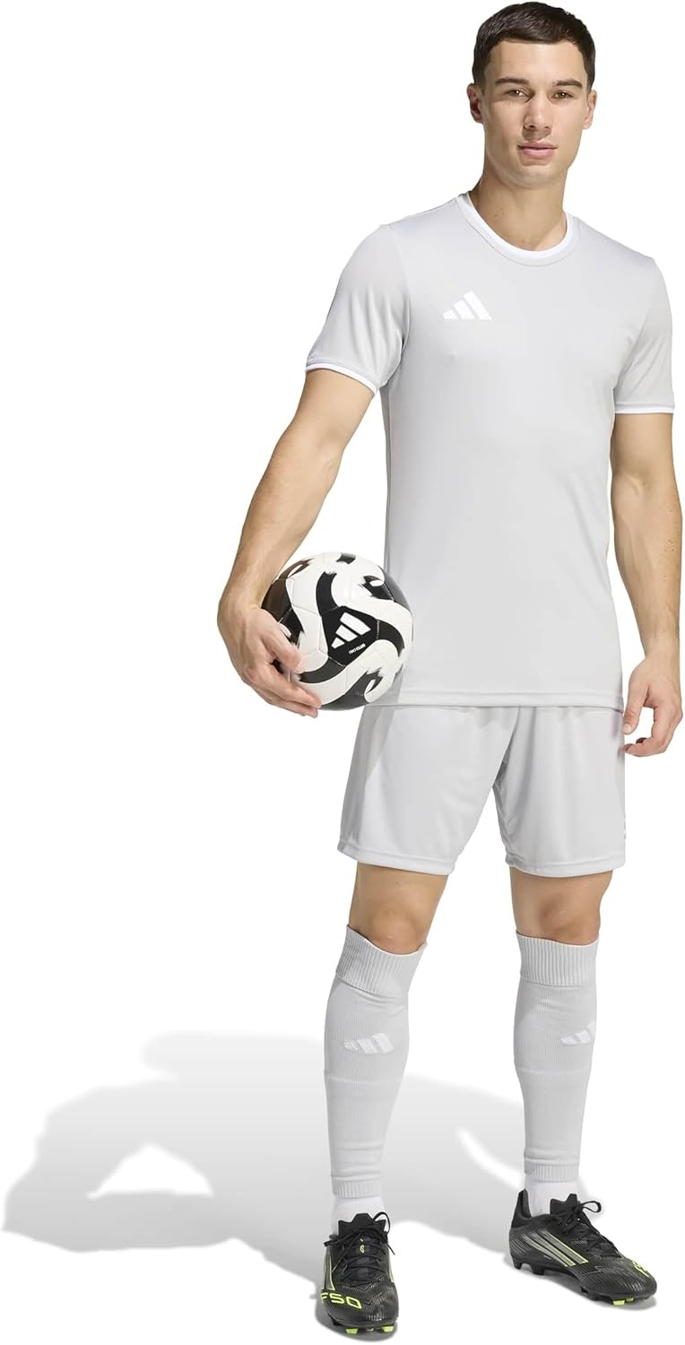 image:imageadidas Mens Entrada 26 ShortsTeam Light GreyWhite