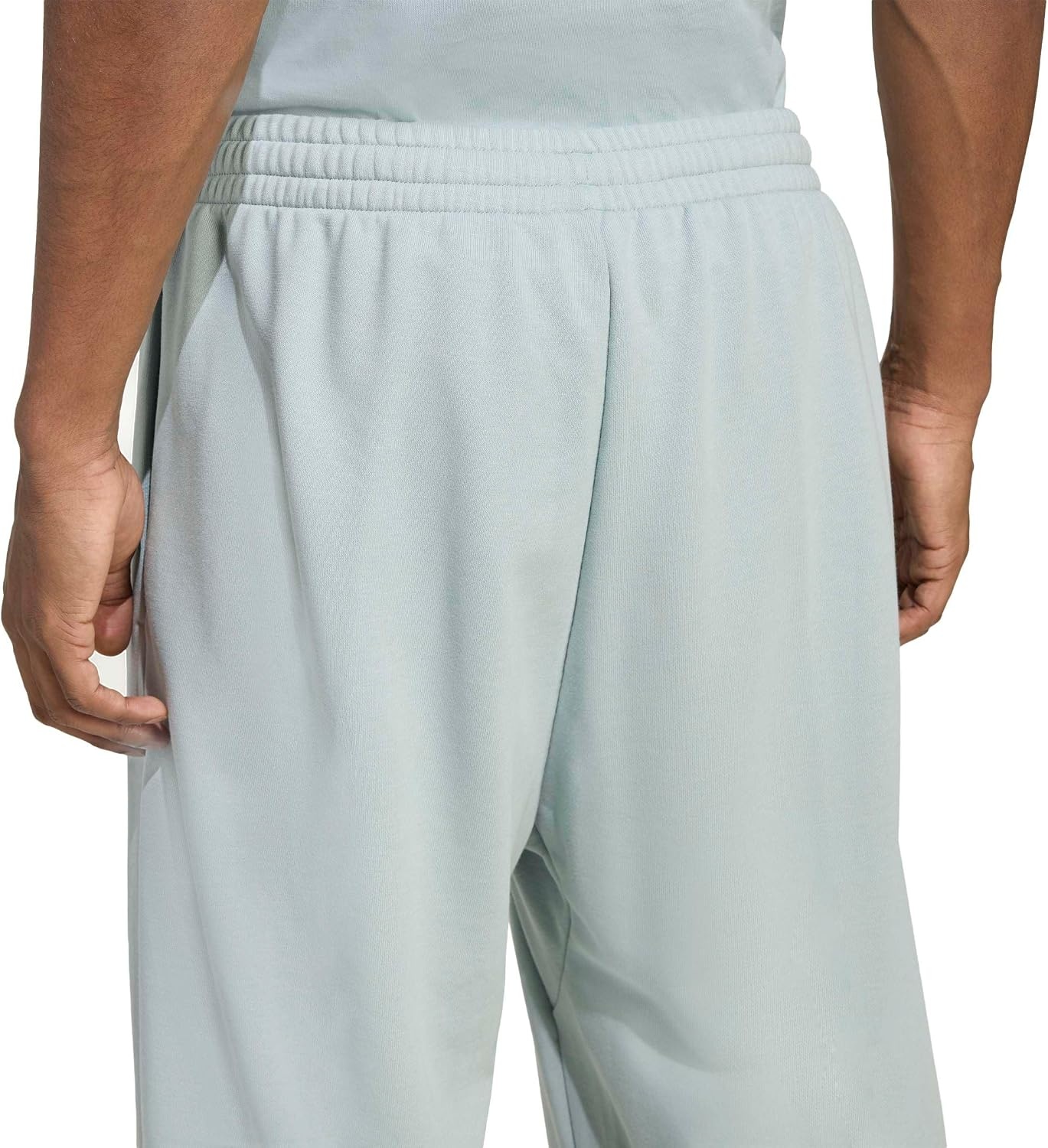 image:imageadidas Mens Essentials 3bar Wide Leg PantsWonder SageWhite