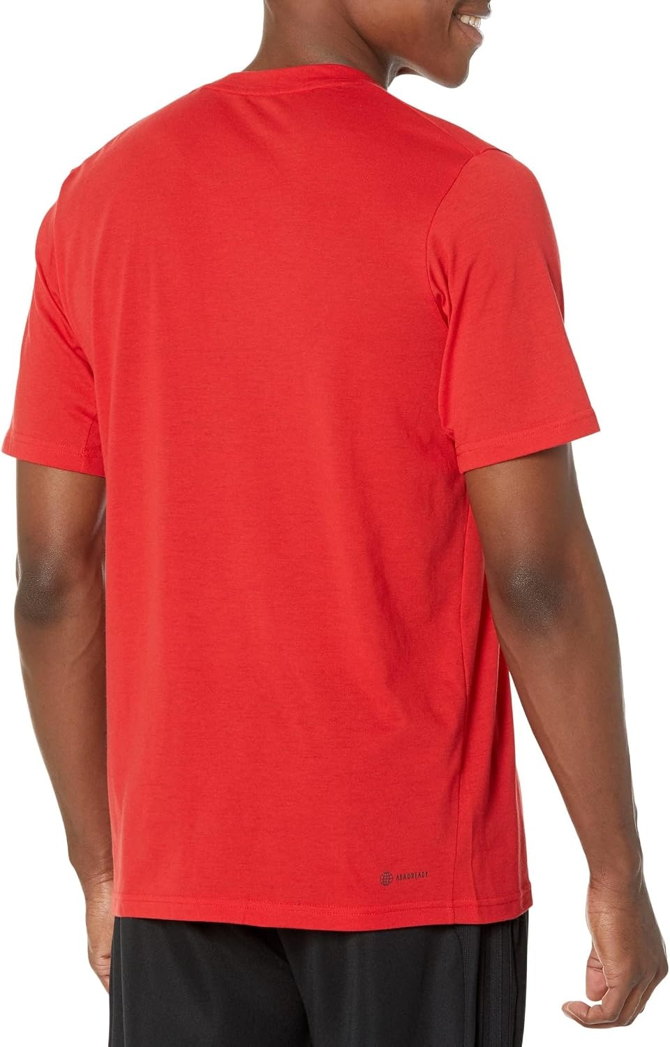 image:imageadidas Mens Essentials Feel Ready Training TShirtBetter ScarletBlack