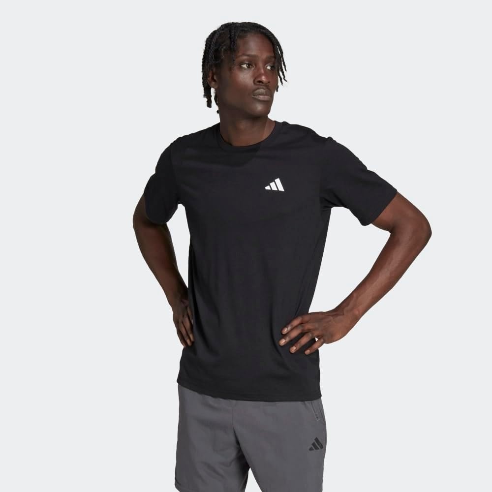 image:imageadidas Mens Essentials Feel Ready Training TShirtBlackWhite