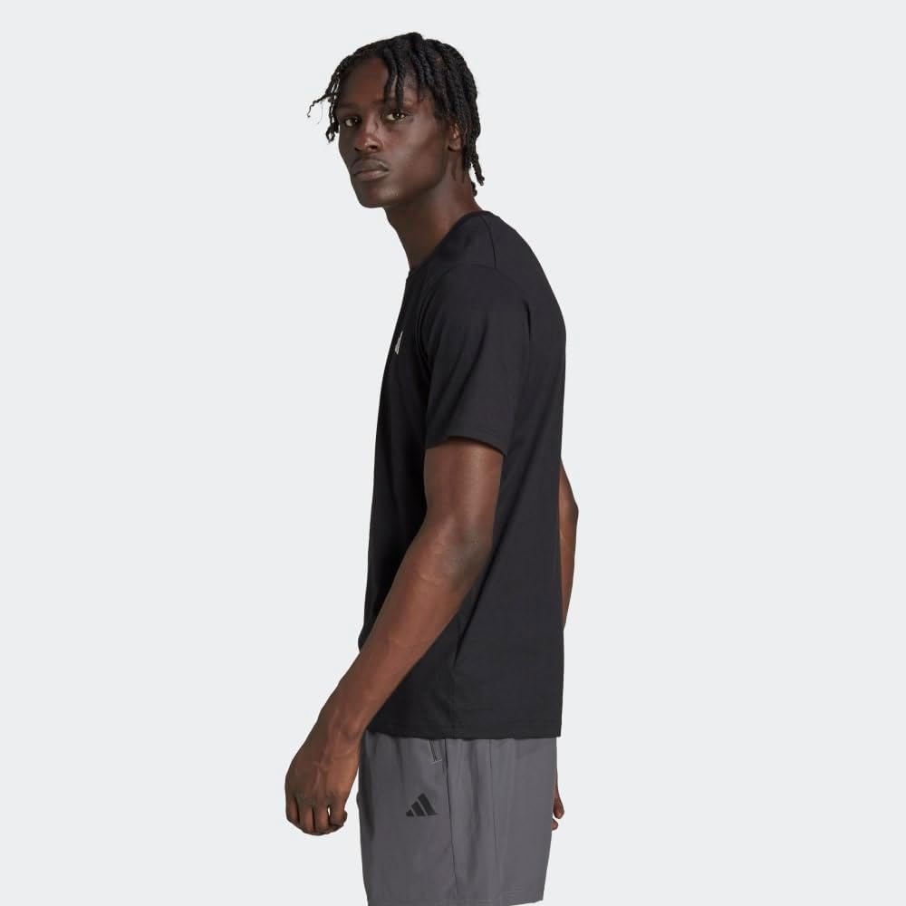 image:imageadidas Mens Essentials Feel Ready Training TShirtBlackWhite