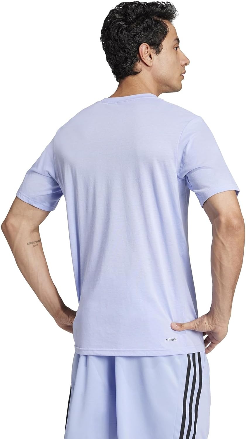 image:imageadidas Mens Essentials Feel Ready Training TShirtBlue SparkBlack