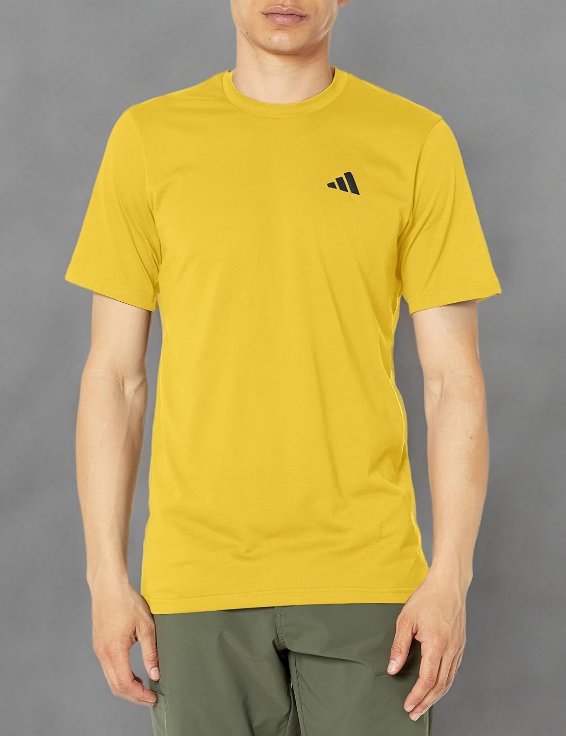 image:imageadidas Mens Essentials Feel Ready Training TShirtBold GoldBlack