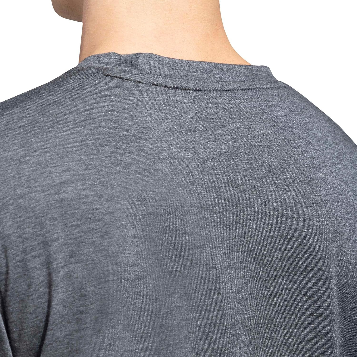image:imageadidas Mens Essentials Feel Ready Training TShirtDark Grey HeatherWhiteBlack