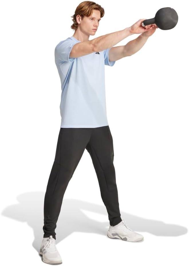 image:imageadidas Mens Essentials Feel Ready Training TShirtGlow BlueBlack