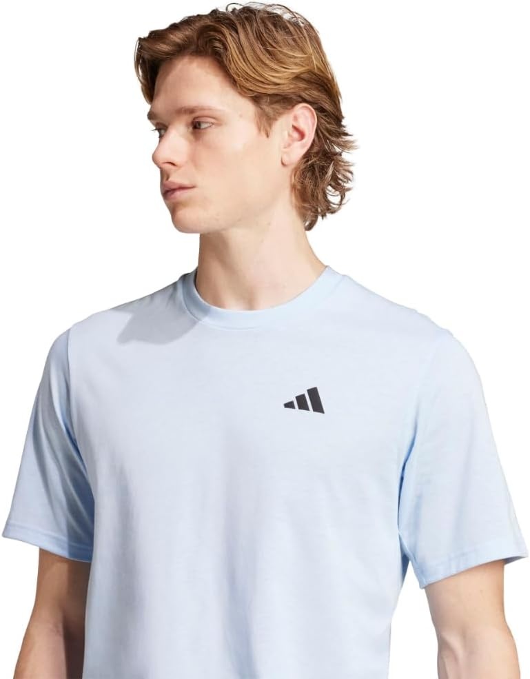 image:imageadidas Mens Essentials Feel Ready Training TShirtGlow BlueBlack