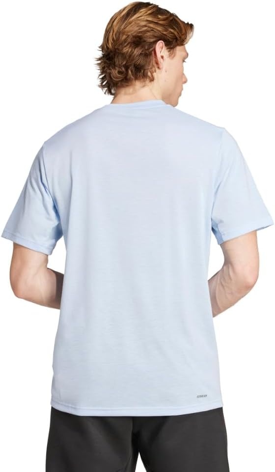 image:imageadidas Mens Essentials Feel Ready Training TShirtGlow BlueBlack