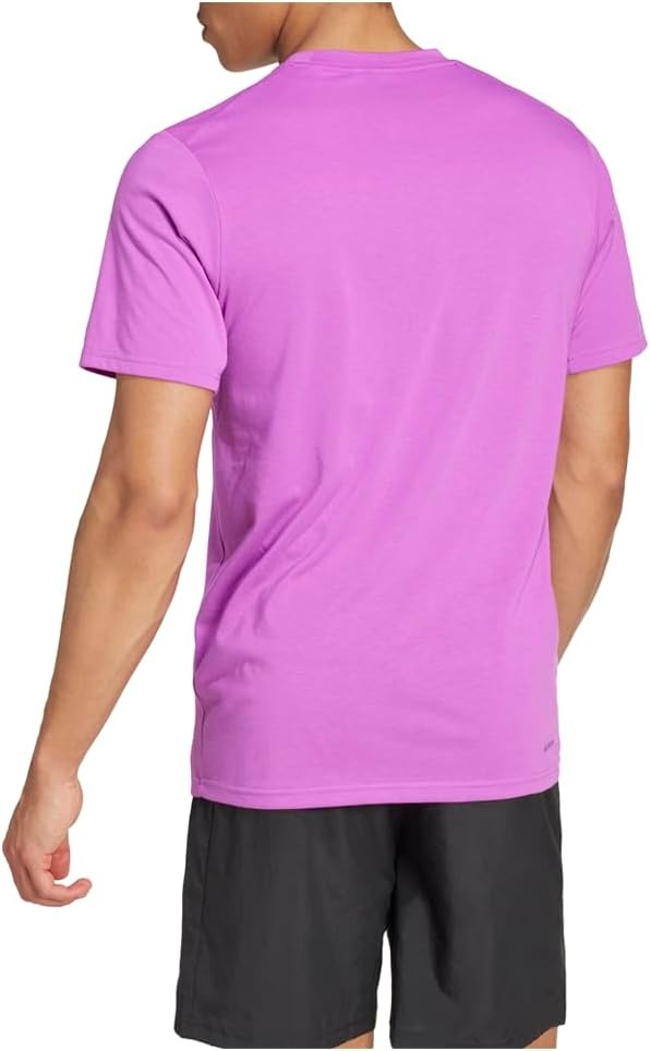 image:imageadidas Mens Essentials Feel Ready Training TShirtPurple BurstBlack