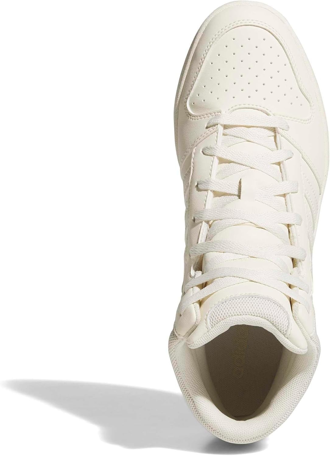 image:imageadidas Mens Hoops Mid Classic Lace Up Sneakers Shoes Casual Blue WhiteCream WhiteGum