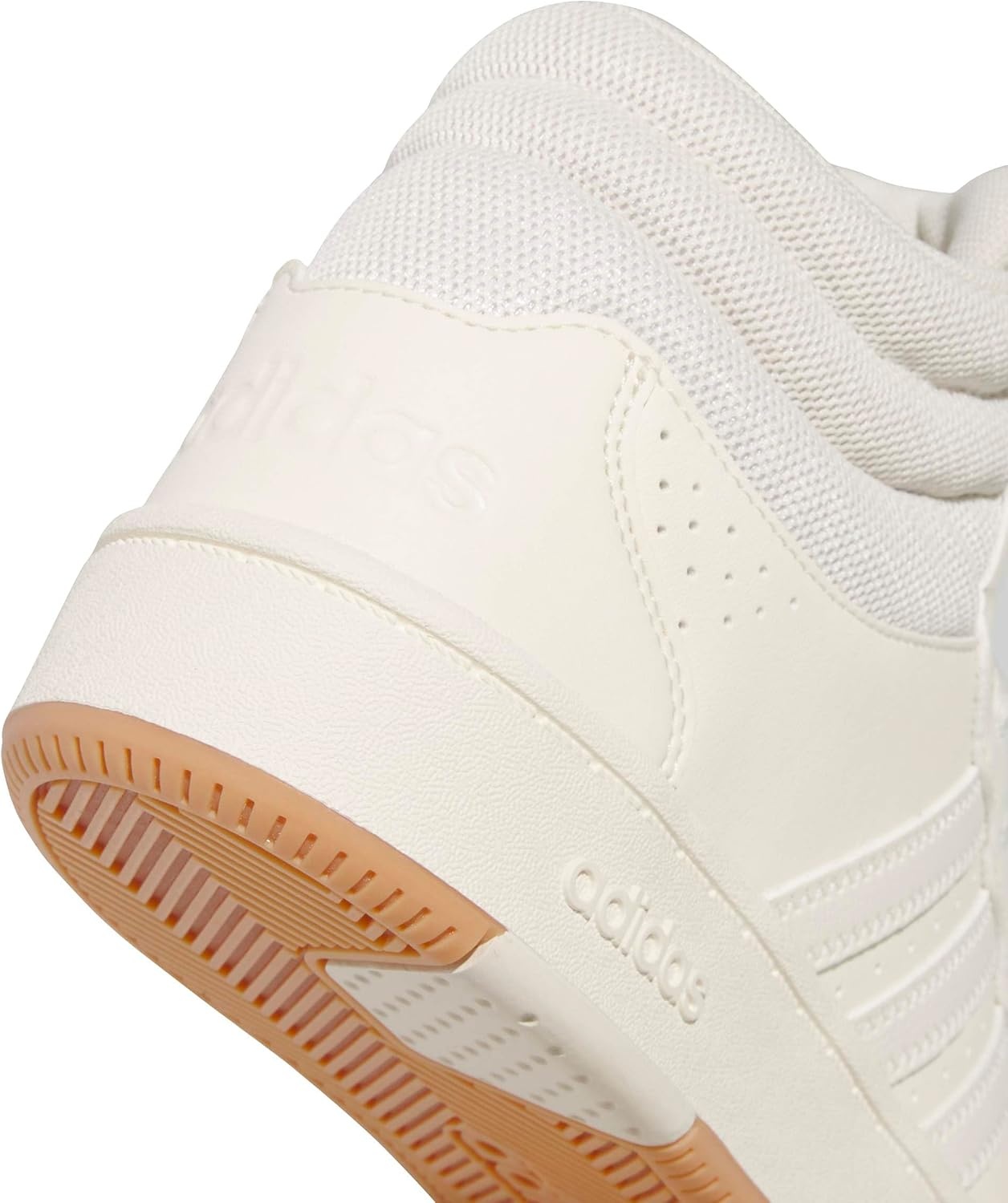 image:imageadidas Mens Hoops Mid Classic Lace Up Sneakers Shoes Casual Blue WhiteCream WhiteGum