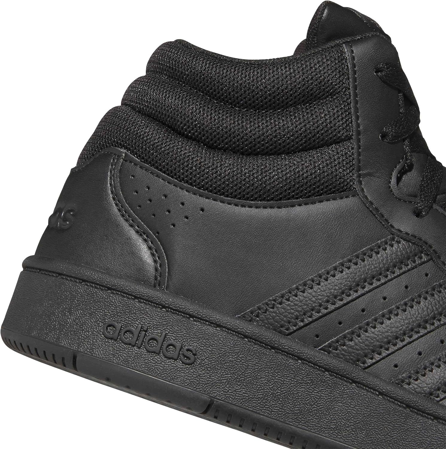 image:imageadidas Mens Hoops Mid Classic Lace Up Sneakers Shoes Casual Blue WhiteWhitePreloved InkOrbit Grey