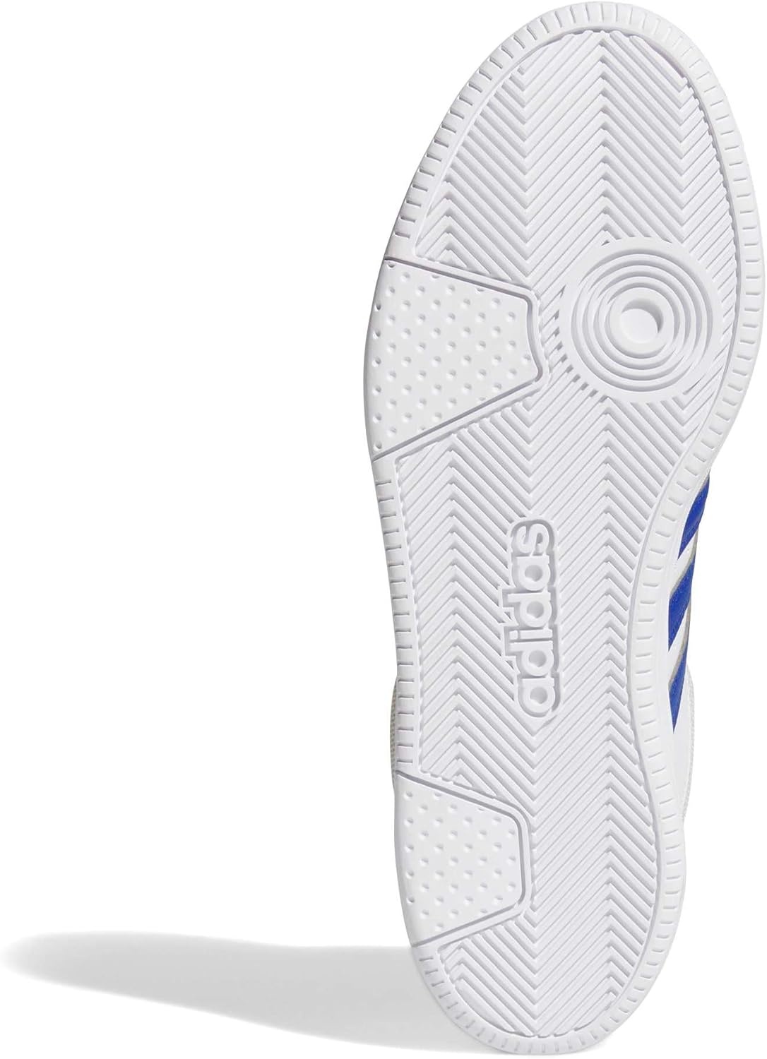 image:imageadidas Mens Hoops Mid Classic Lace Up Sneakers Shoes Casual Blue WhiteWhiteTeam Royal BlueOrbit Grey