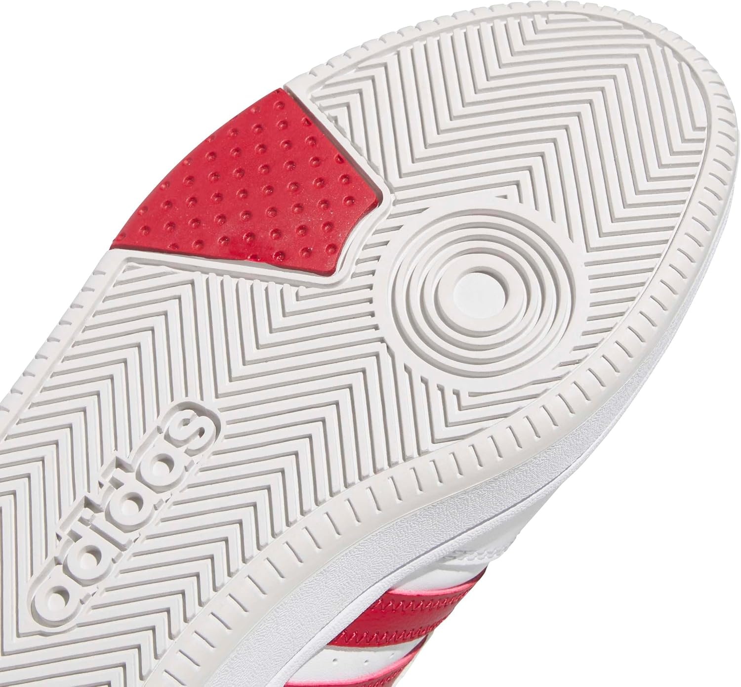 image:imageadidas Mens Hoops Mid Classic Lace Up Sneakers Shoes Casual Blue WhiteWhiteTeam Victory RedGrey