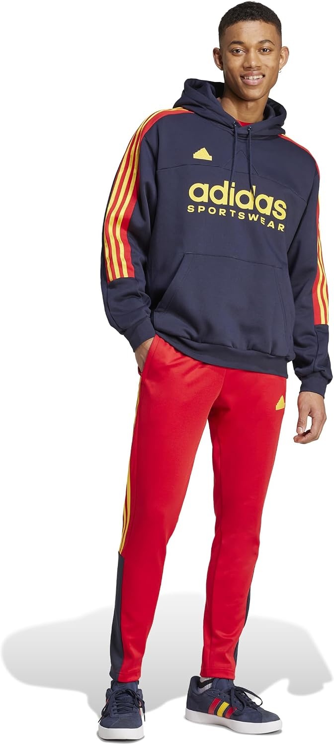image:imageadidas Mens House of Tiro Nations Pack PantsBetter ScarletInkBold Gold