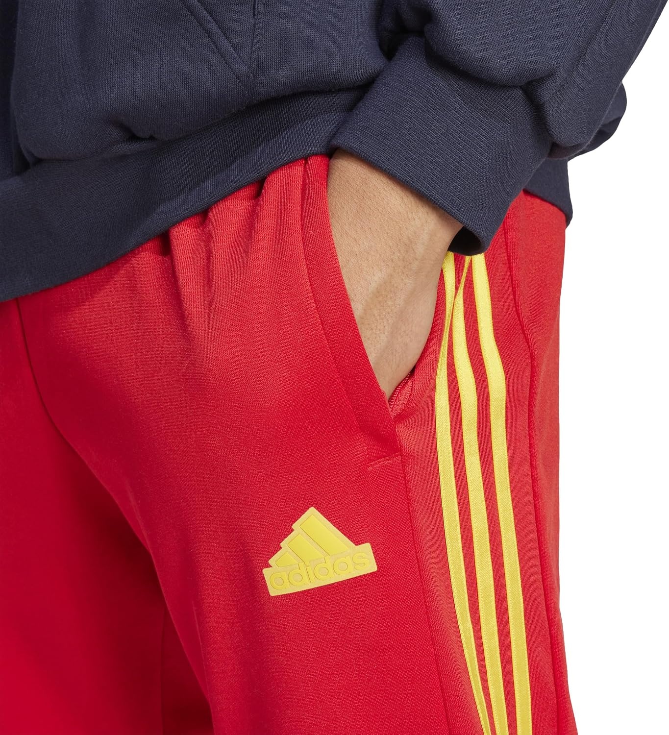 image:imageadidas Mens House of Tiro Nations Pack PantsBetter ScarletInkBold Gold