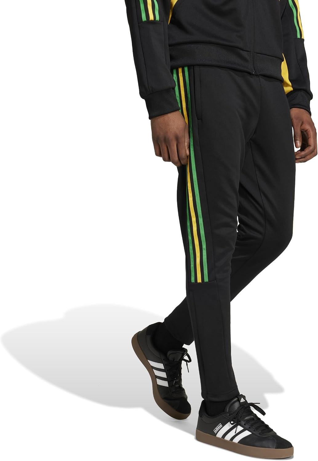 image:imageadidas Mens House of Tiro Nations Pack PantsBlackVivid GreenBold Gold