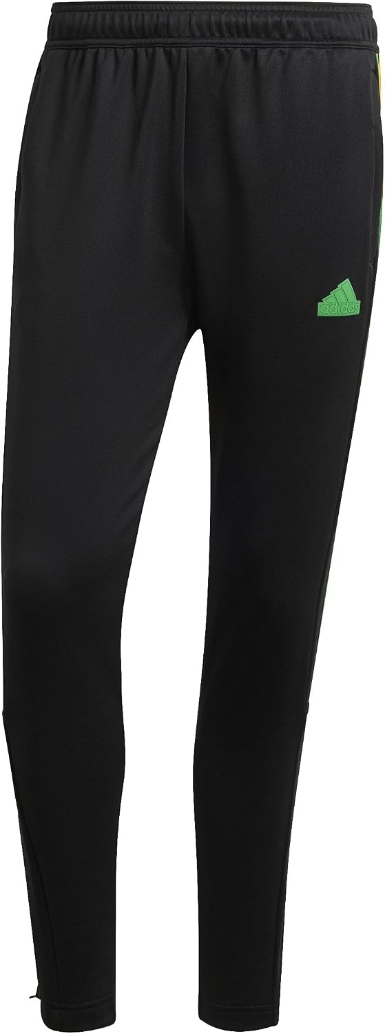 image:imageadidas Mens House of Tiro Nations Pack PantsBlackVivid GreenBold Gold