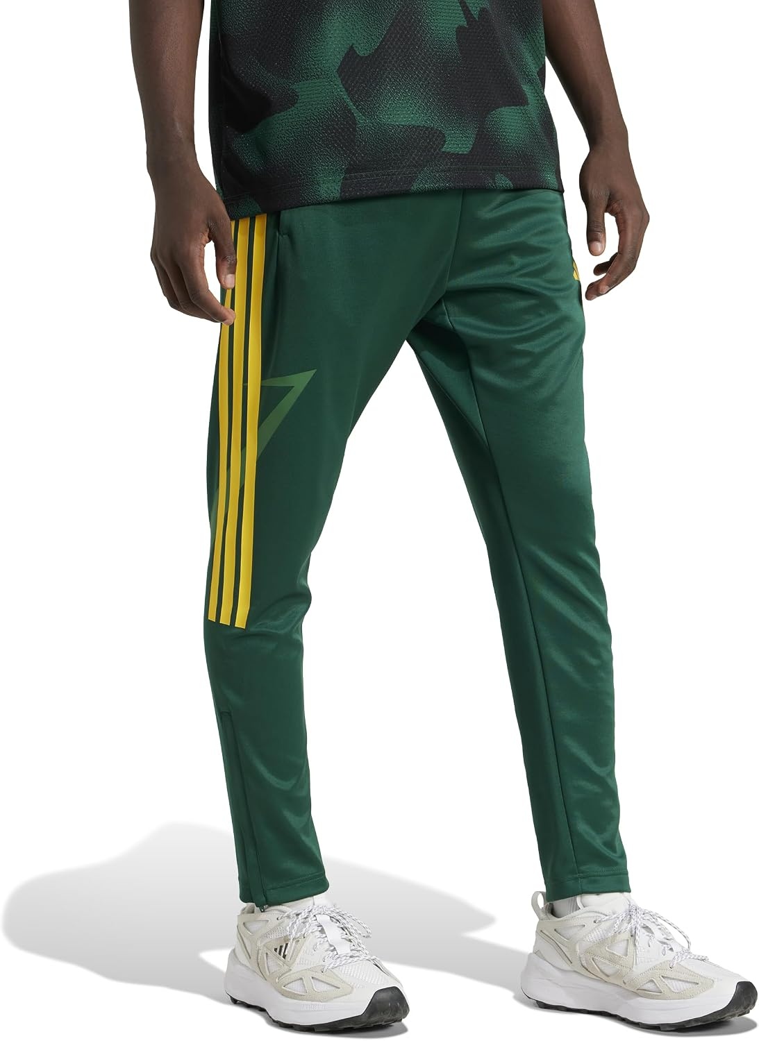 image:imageadidas Mens House of Tiro Nations Pack PantsCollegiate GreenBlanch CargoBold Gold
