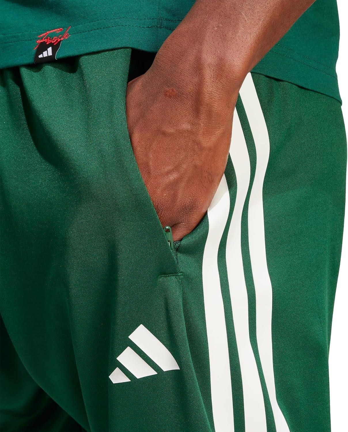 image:imageadidas Mens House of Tiro Nations Pack PantsDark GreenCollegiate BurgundyWhite