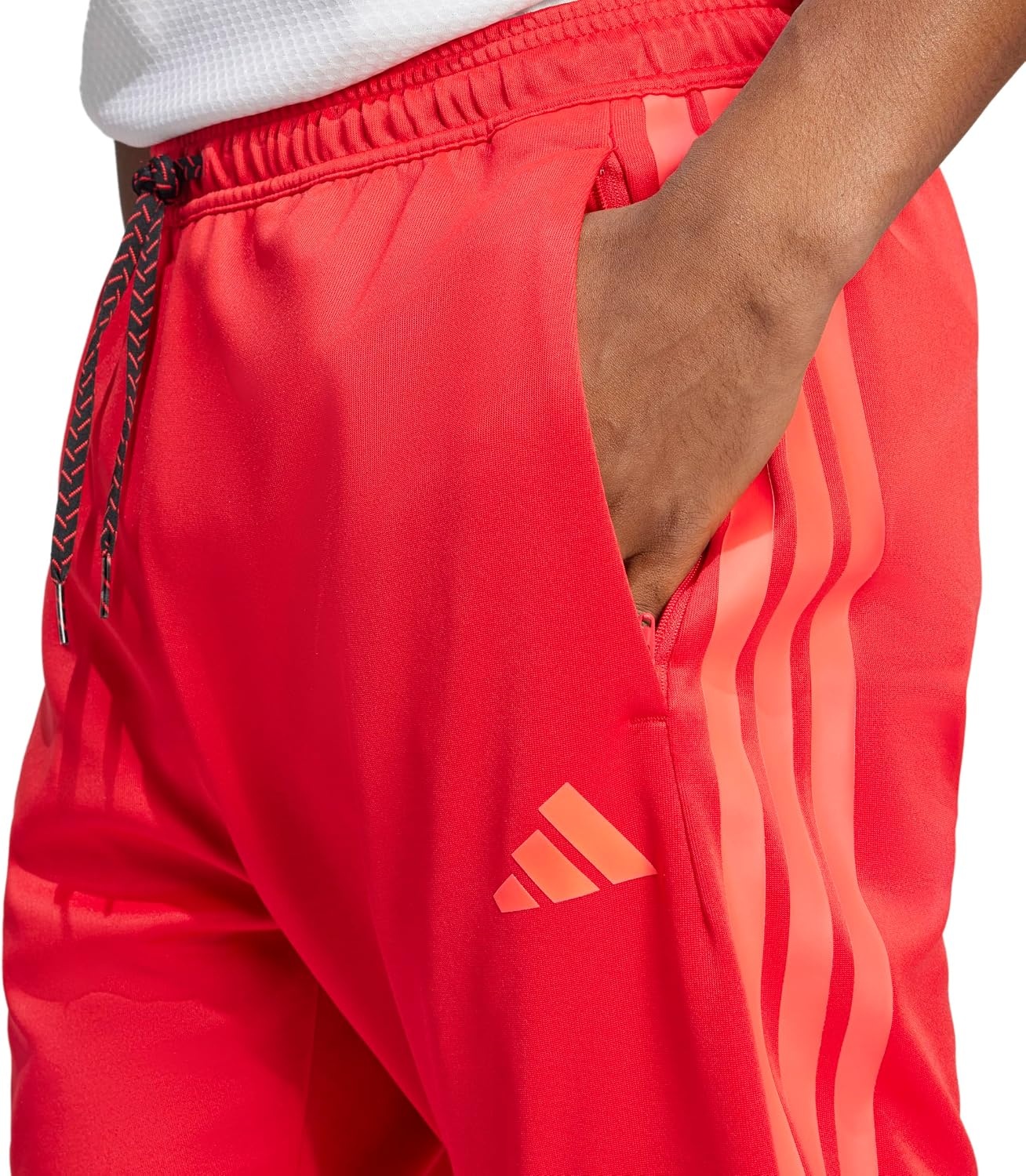 image:imageadidas Mens House of Tiro Nations Pack PantsPure RubyBlackLucid Red