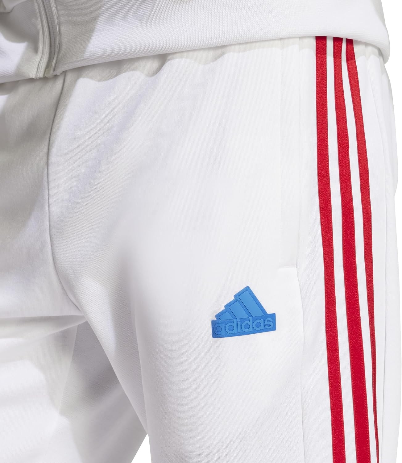 image:imageadidas Mens House of Tiro Nations Pack PantsWhiteBetter ScarletTrue Blue