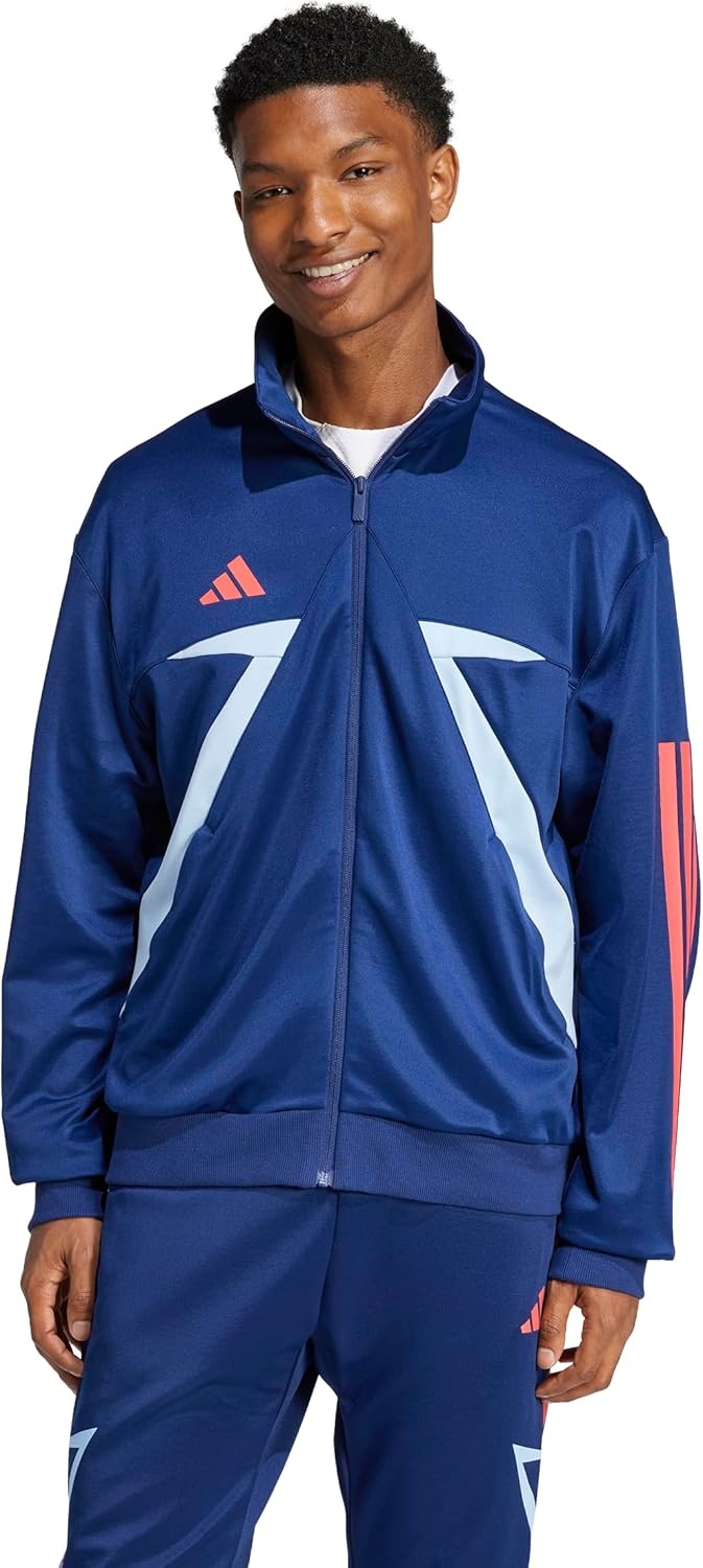 image:imageadidas Mens House of Tiro Nations Pack Track TopDark BlueGlow BlueSemi Lucid Red