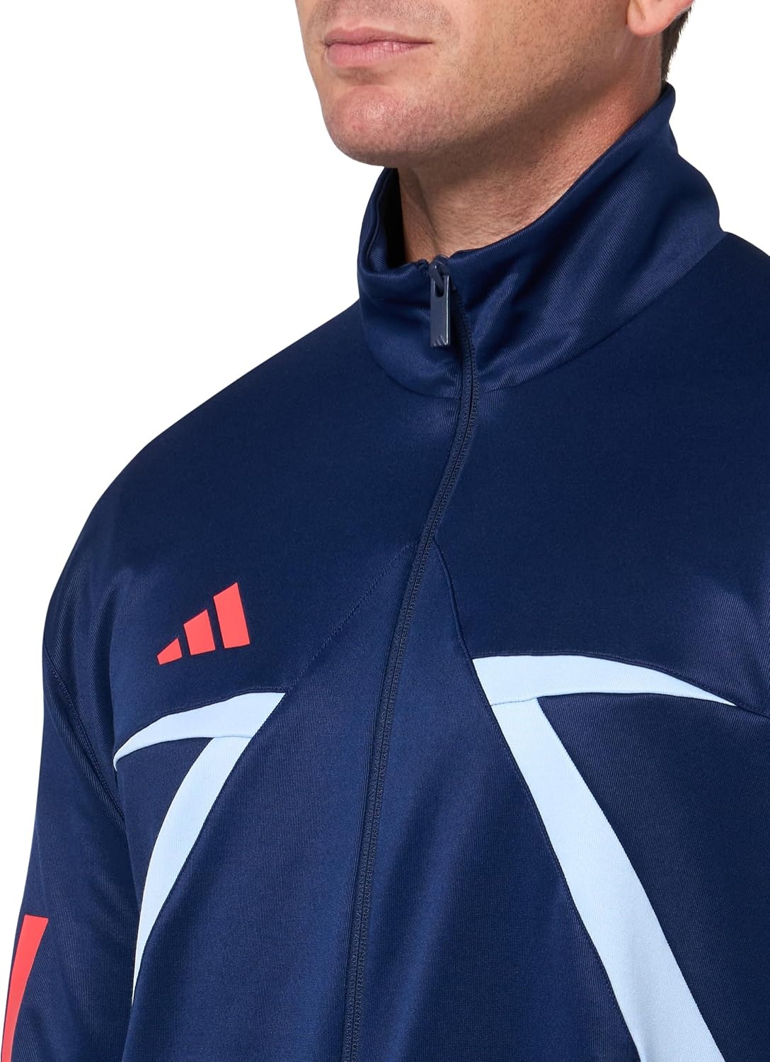 image:imageadidas Mens House of Tiro Nations Pack Track TopDark BlueGlow BlueSemi Lucid Red