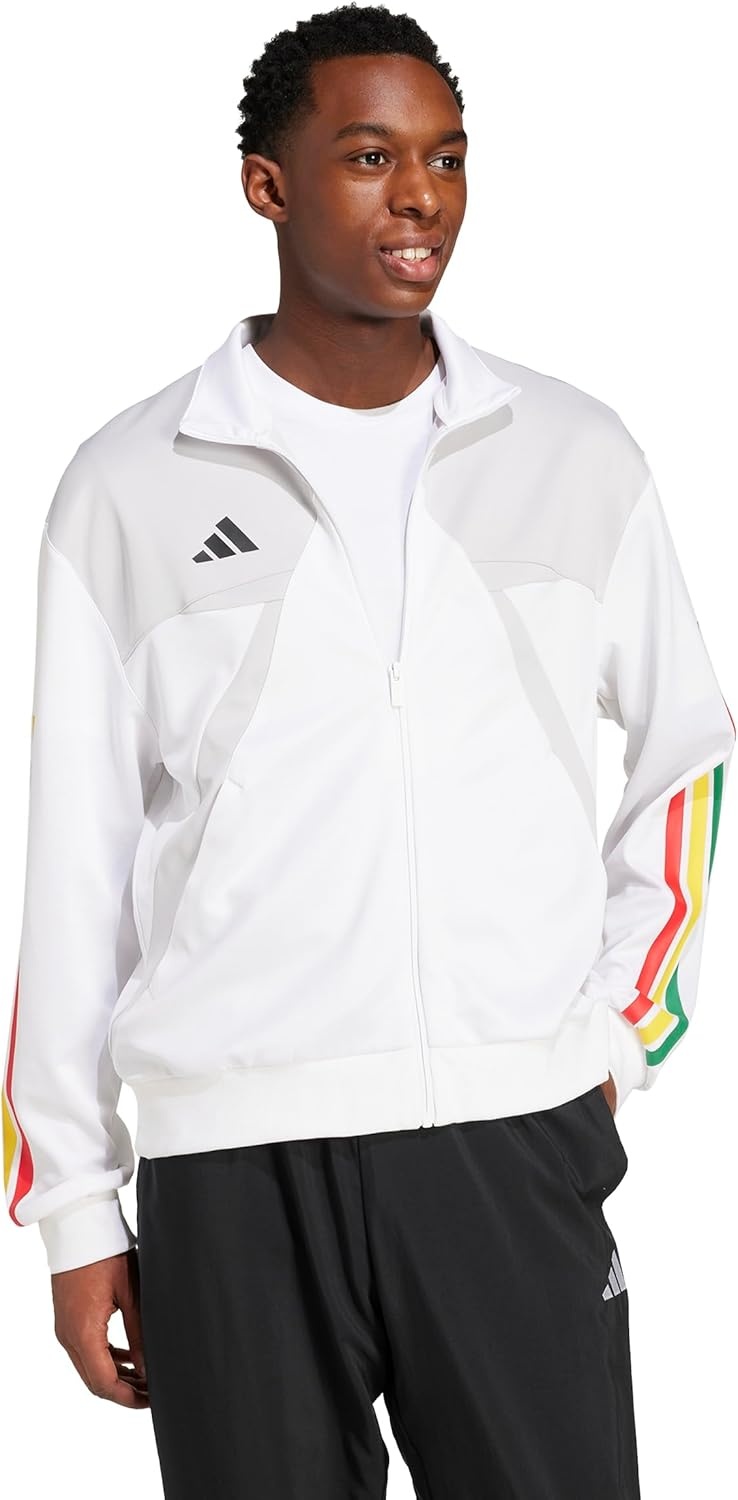 image:imageadidas Mens House of Tiro Nations Pack Track TopWhiteGreyBlack