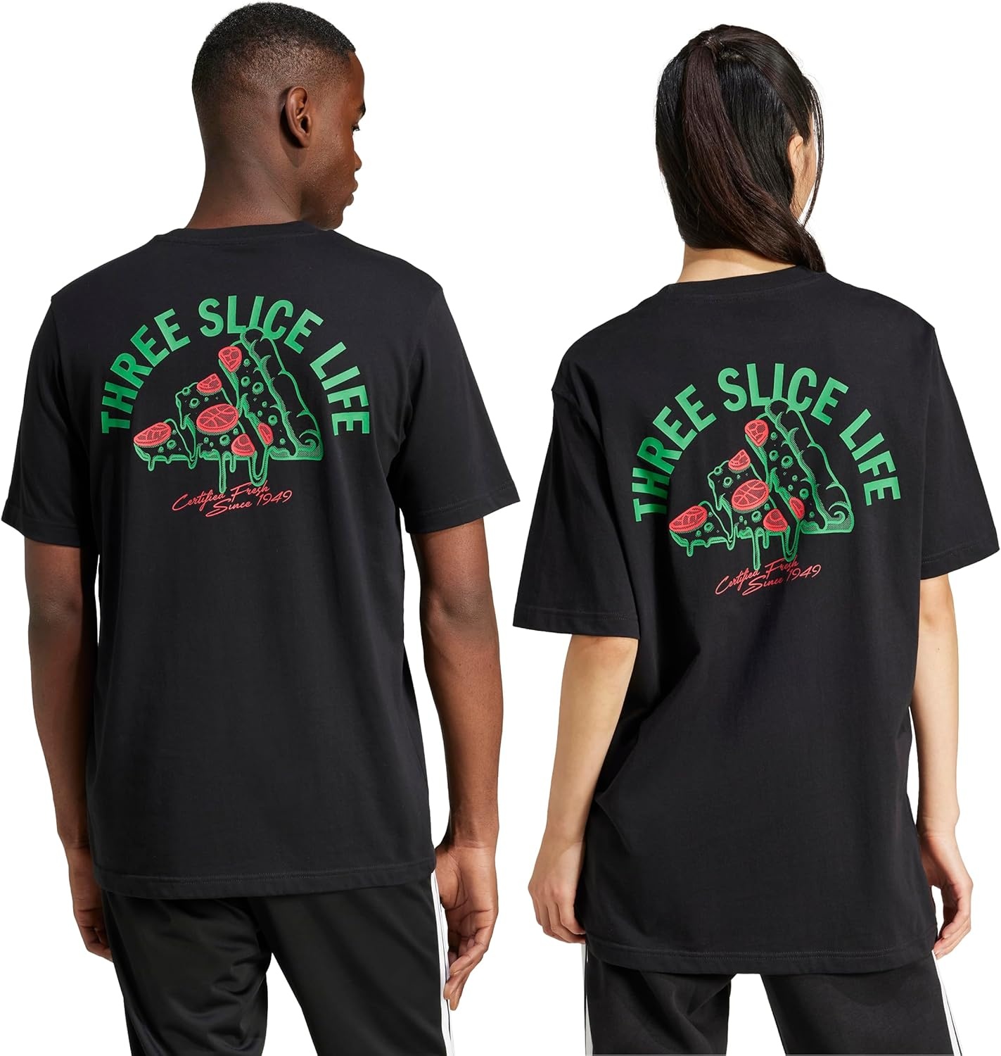 image:imageadidas Mens Lounge Pizza Graphic TShirtBlack
