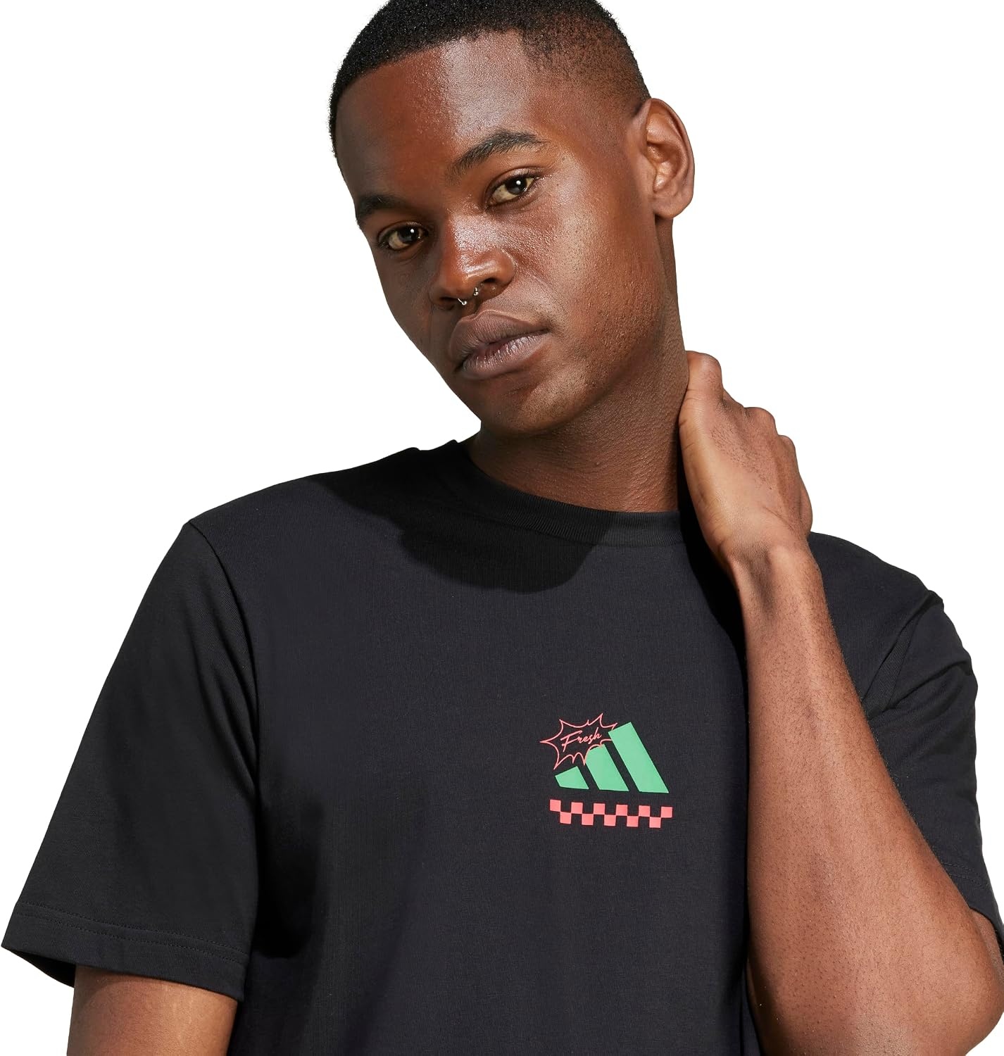 image:imageadidas Mens Lounge Pizza Graphic TShirtBlack