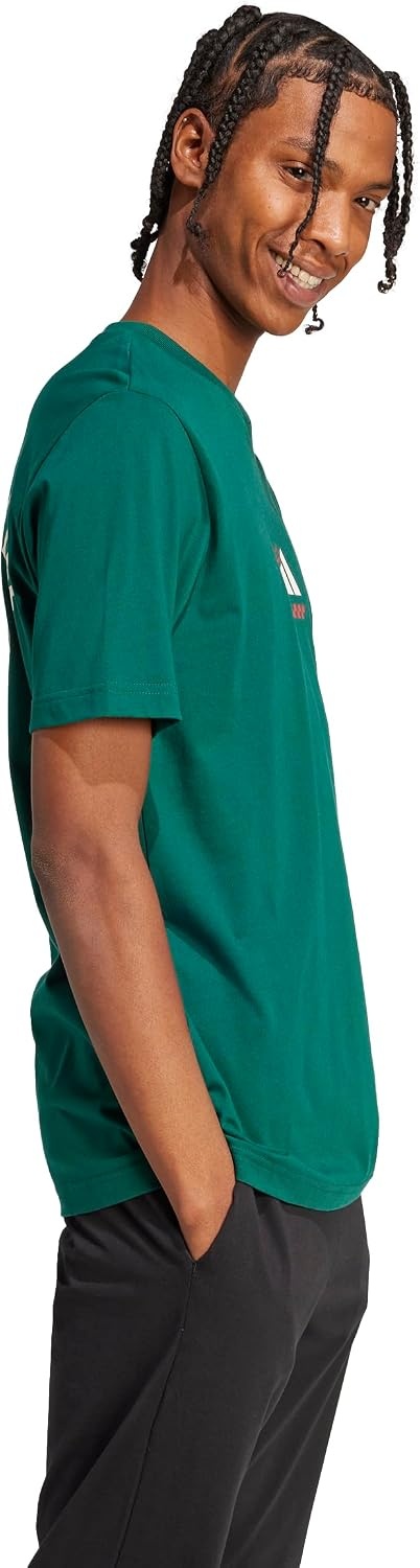 image:imageadidas Mens Lounge Pizza Graphic TShirtCollegiate Green