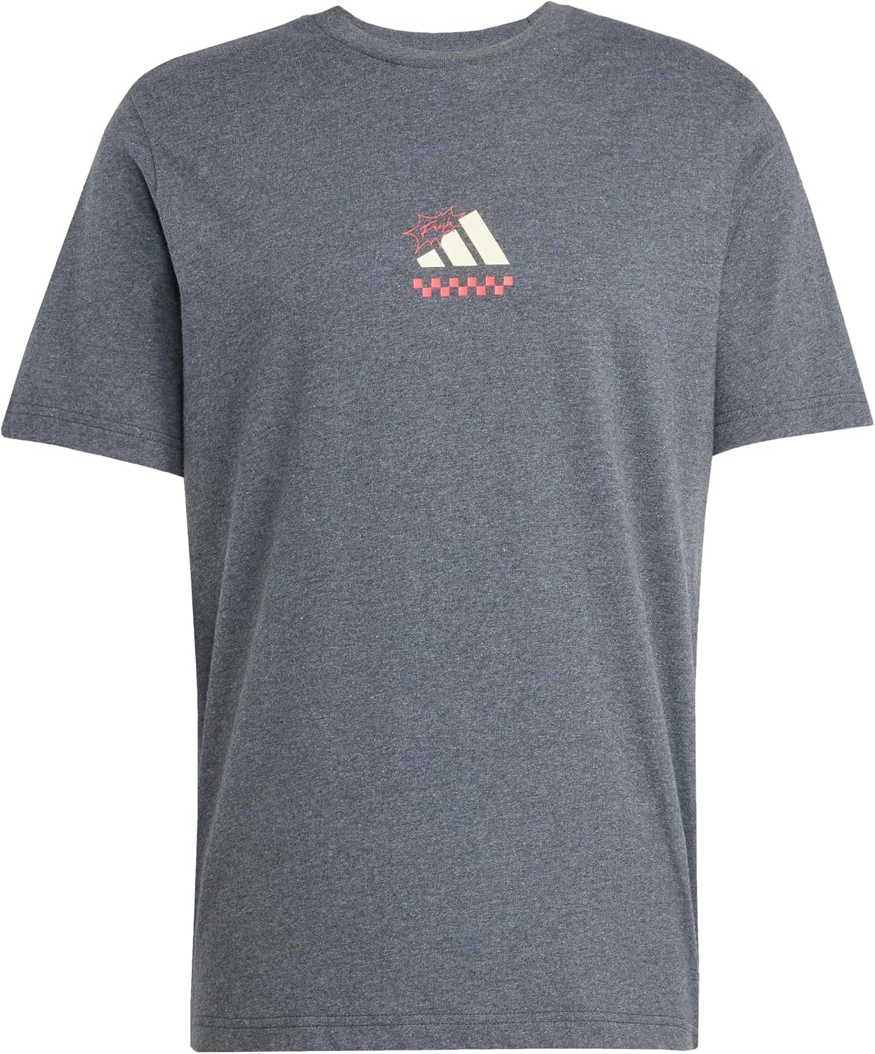 image:imageadidas Mens Lounge Pizza Graphic TShirtDark Grey Heather