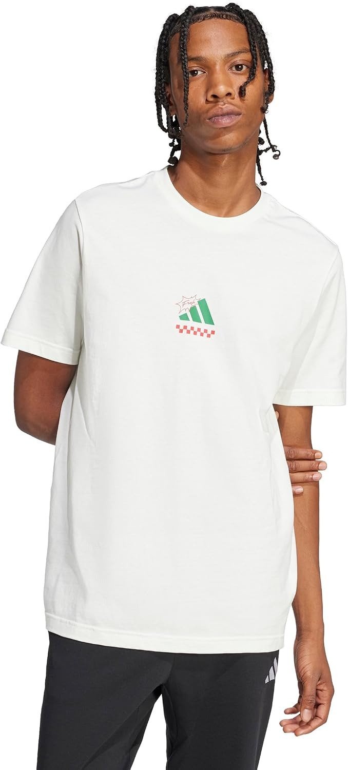 image:imageadidas Mens Lounge Pizza Graphic TShirtOffwhite