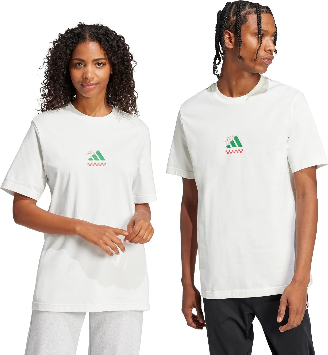 image:imageadidas Mens Lounge Pizza Graphic TShirtOffwhite