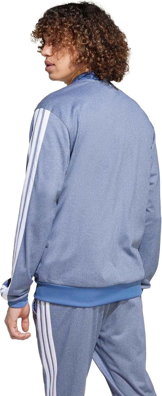 image:imageadidas Mens Size Tricot Track TopDark Blue Melange