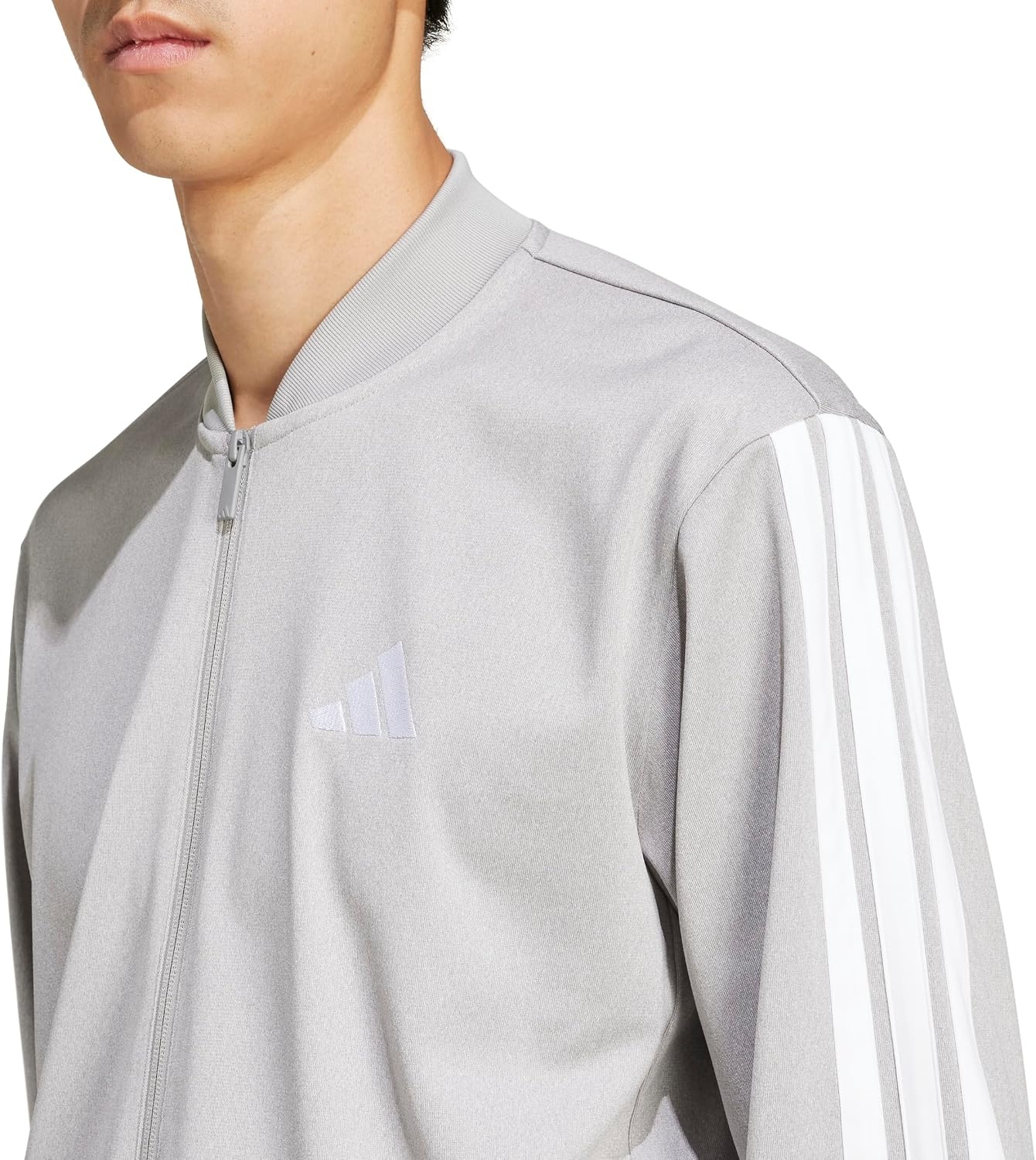 image:imageadidas Mens Size Tricot Track TopGrey Heather