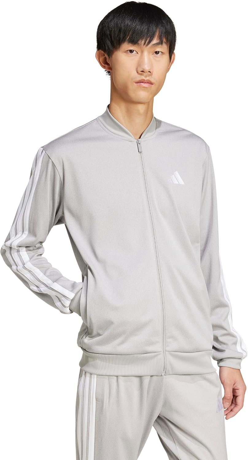 image:imageadidas Mens Size Tricot Track TopGrey Heather