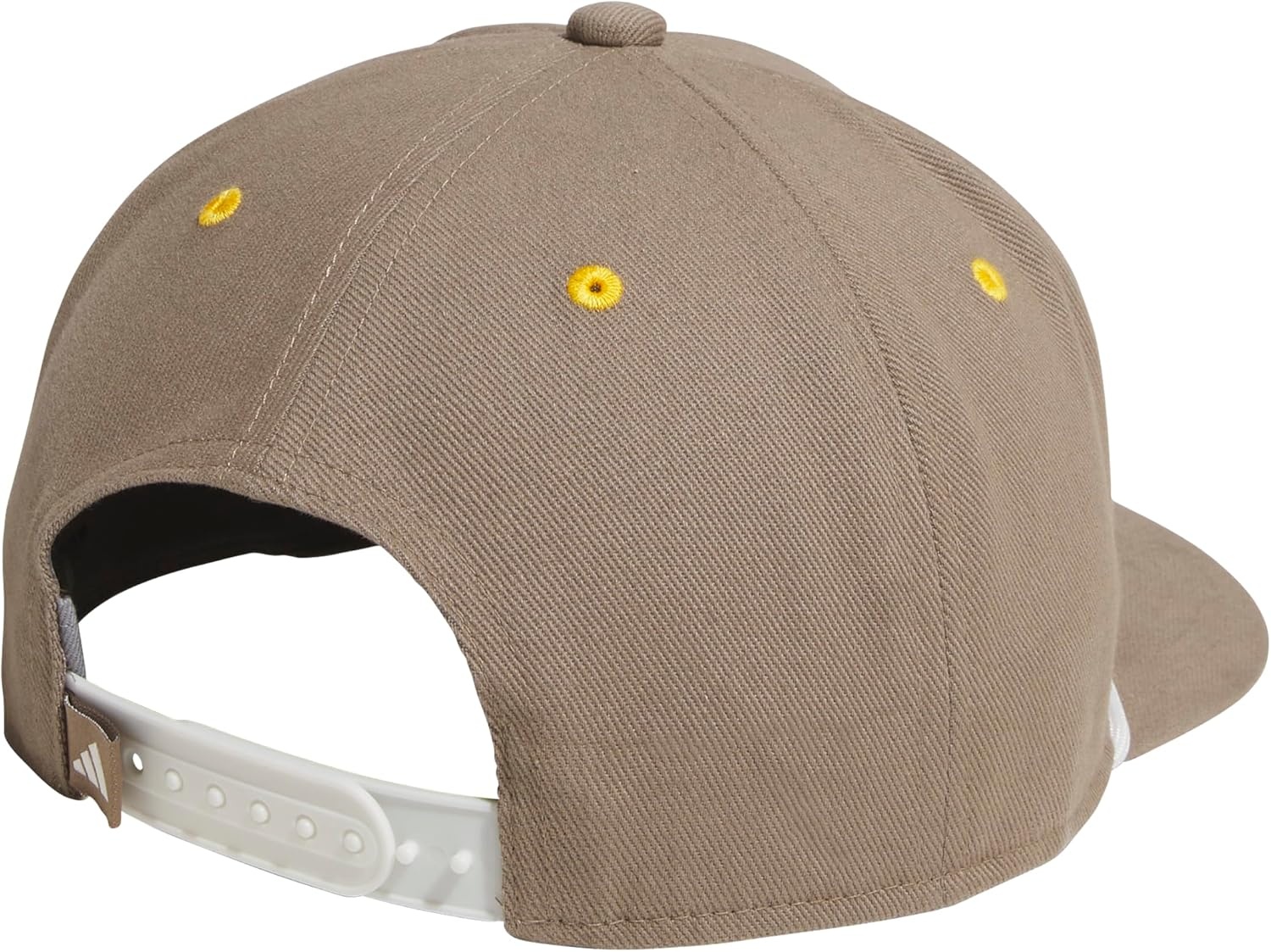 image:imageadidas Mens Sport Lifestyle Rope Brim Snapback HatKhaki SixOff WhiteCrew Yellow