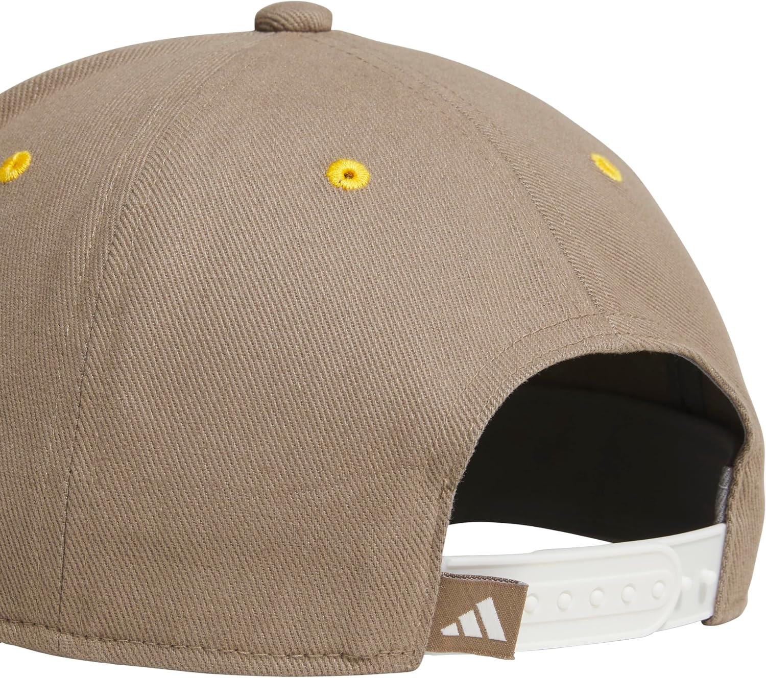 image:imageadidas Mens Sport Lifestyle Rope Brim Snapback HatKhaki SixOff WhiteCrew Yellow